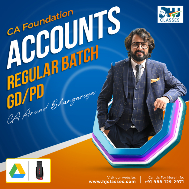 Picture of CA Foundation Accounts Regular Batch By CA Anand Bhangariya