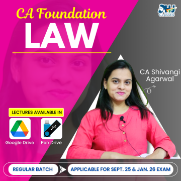 CA Foundation Law Regular Batch By CA Shivangi Agarwal