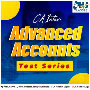 CA Inter Advanced Accounts Test Series