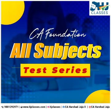 CA Foundation All Subjects Test Series