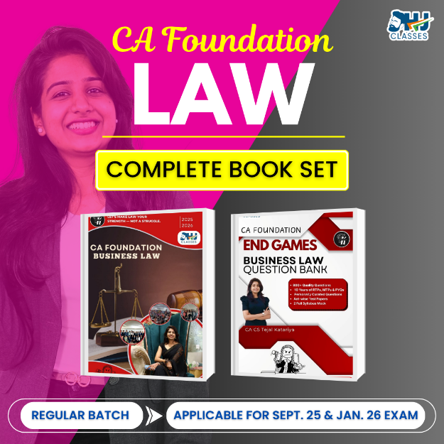 Picture of CA Foundation LAW Complete Book Set by CA CS Tejal Katariya