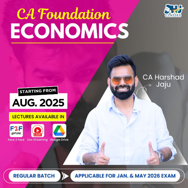 Picture of CA Foundation Economics Regular Batch by CA Harshad Jaju
