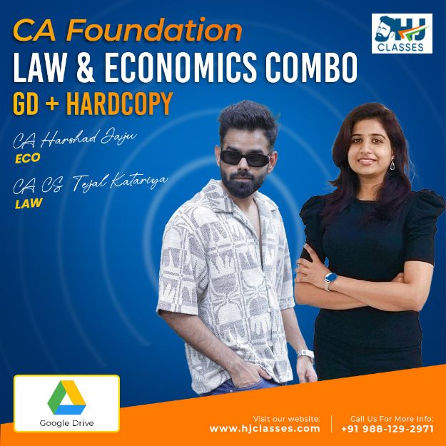 Picture of CA Foundation Law & Economics Combo by CA Harshad Jaju & CA CS Tejal Katariya