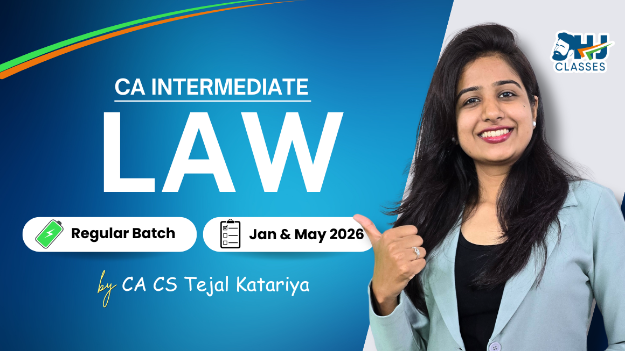 Picture of CA Intermediate LAW Regular for May & Sept. 2026 By CA CS Tejal Katariya