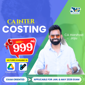 Picture of CA Intermediate Costing Exam Oriented Batch for Jan. & May 2026 by CA Harshad Jaju