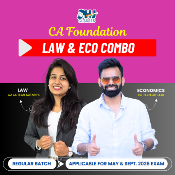 CA Foundation Law & Economics Combo by CA CS Tejal Katariya & CA Harshad Jaju 