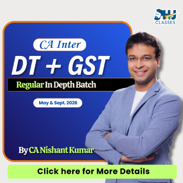 CA Intermediate Taxation Combo (Income Tax + GST) by CA Nishant Kumar