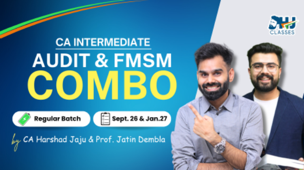 Picture of  CA Inter Regular Audit + FMSM COMBO by CA Harshad Jaju & Prof. Jatin Dembla