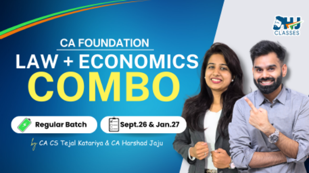 Picture of CA Foundation Law & Economics Live + Recorded Combo by CA Harshad Jaju & CA CS Tejal Katariya (Softcopy Notes)