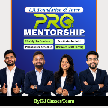 PRO Mentorship (By HJ Classes Faculties)