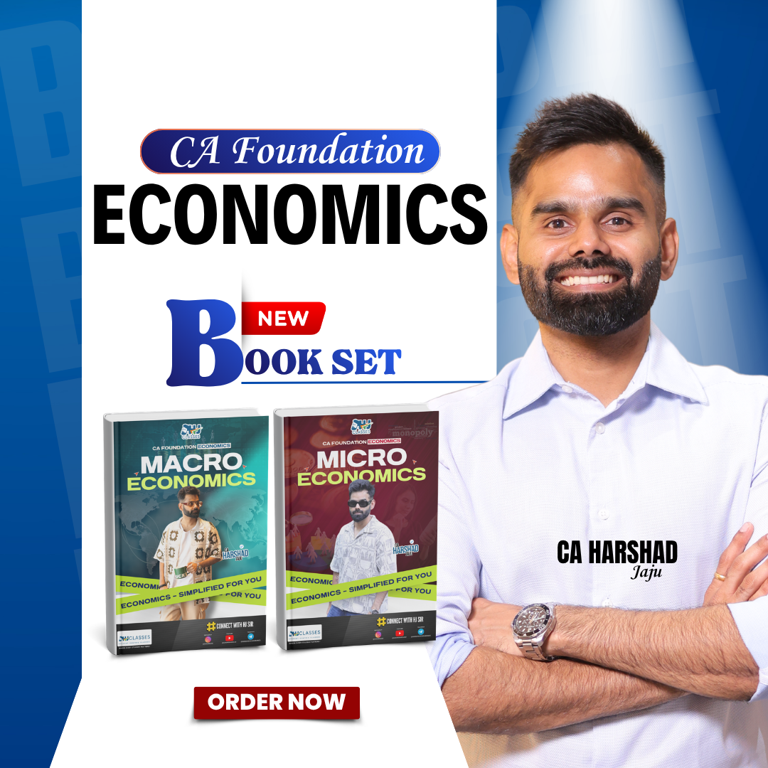 CA Foundation Economics Regular & Exam-Oriented Book Set