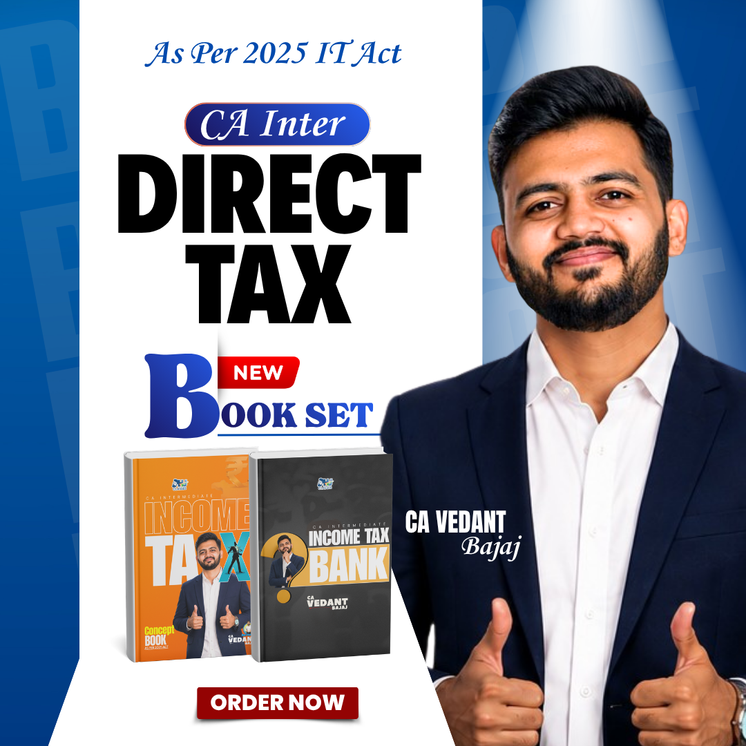 CA Inter Direct Tax (2025 Act) Complete Book Set